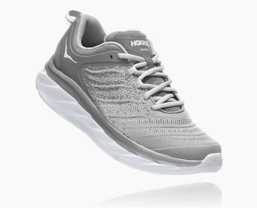 Tenis Hoka One One Hombre Grises - Akasa - WSVT20463